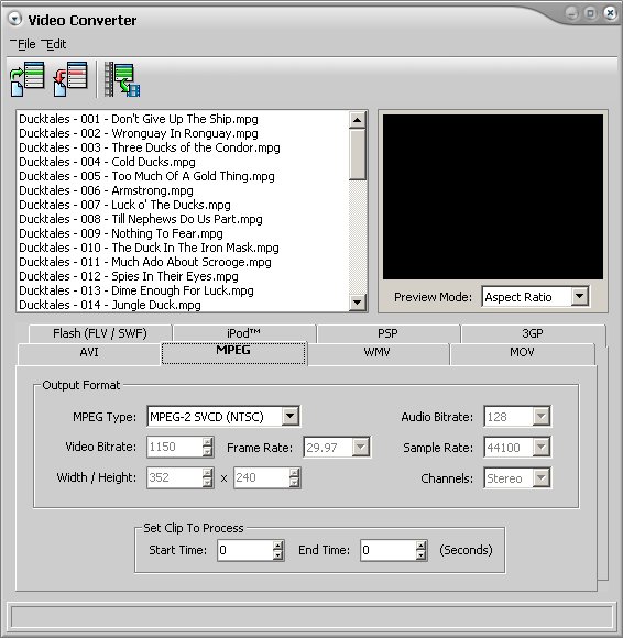 AVI MPEG Converter Software