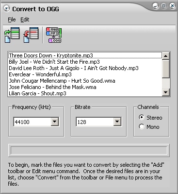 Ogg to mp3 converter