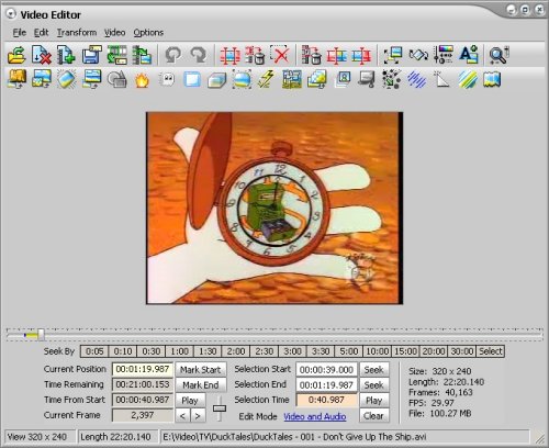 AVI Editor and AVI Editing Software