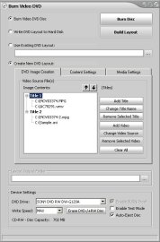 Burn CDs - Video DVD