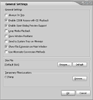 Blaze Media Pro settings