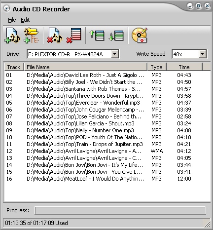Burn Cds From Mp3 Wma Wav Ogg Audio Files Cd Burning Software