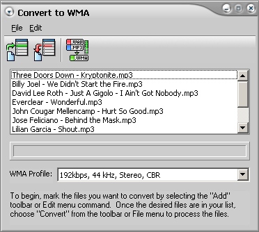 midt i intetsteds Vuggeviser Spænde MP3 WMA, Convert MP3 to WMA - MP3 to WMA Converter Software - MP3 to WMA  Conversions