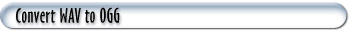 Convert WAV to OGG